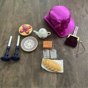 AMERICAN GIRL Rebecca Lot Teatime Traditions with box and Accessories